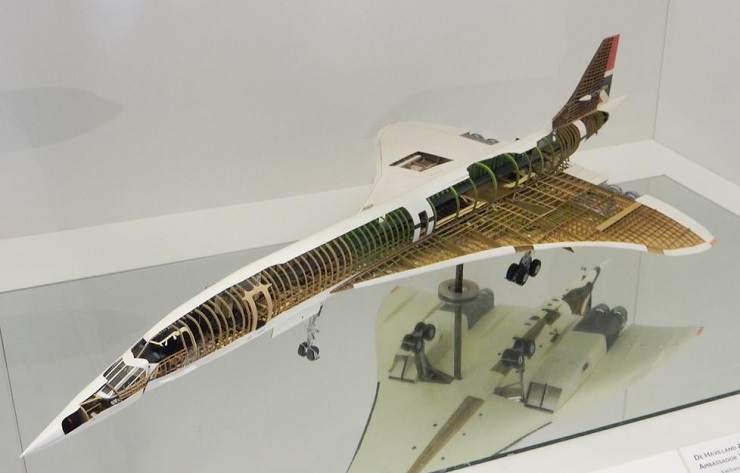 Maquette Concorde British Airways / London Science Museum