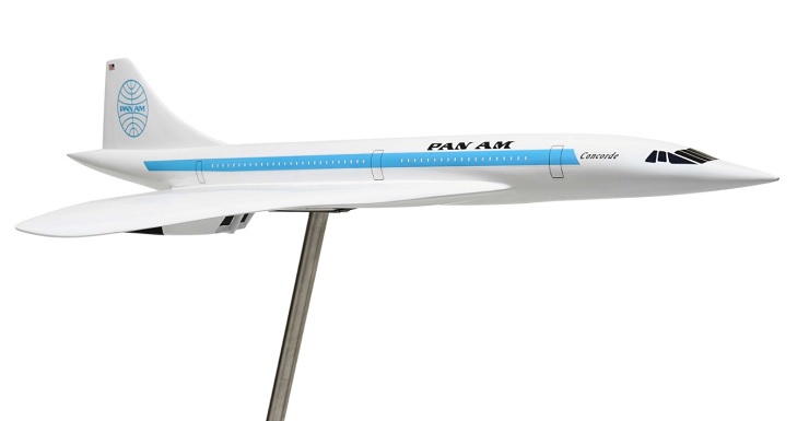 Maquette Concorde PAN AM (échelle 1/36) 