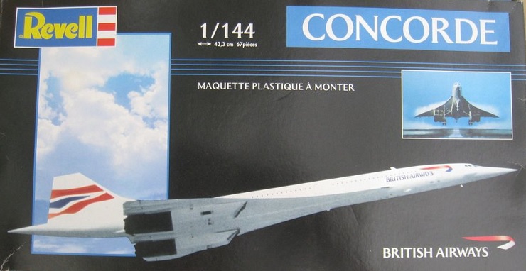 Maquette Concorde Revell British Airways ou Air France (1/144)