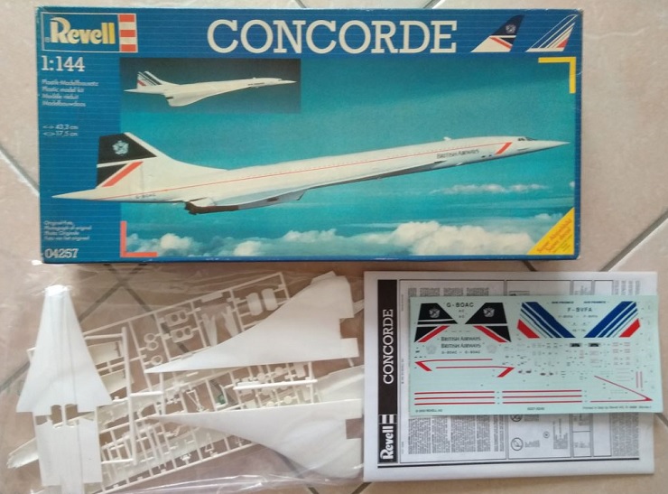 Maquette Concorde Revell British Airways ou Air France (1/144)