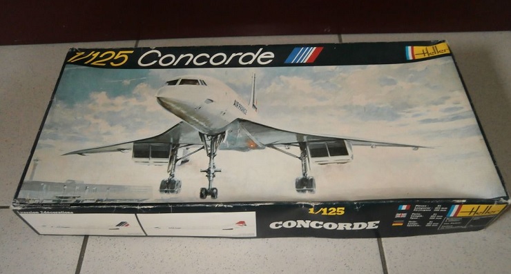 Maquette Heller - Concorde Air France (1/125)