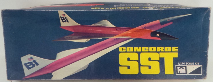 Maquette MPC Concorde Braniff International (1/144)