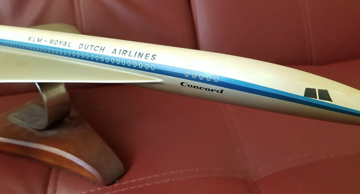 Concorde KLM Royal Dutch Airline des années 60 (échelle 1/100)