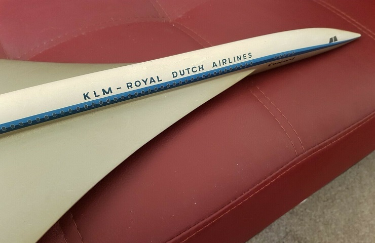 Concorde KLM Royal Dutch Airline des années 60 (échelle 1/100)