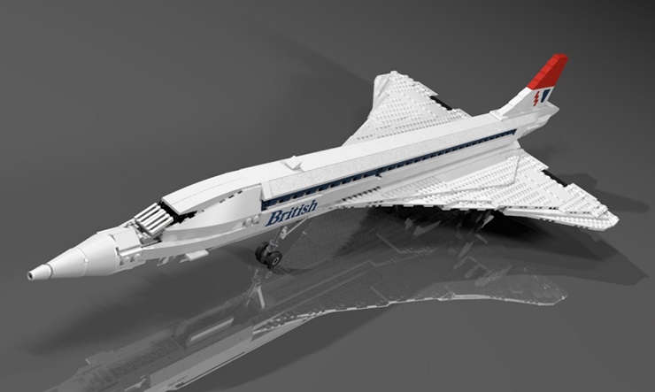 LEGO Jouet Concorde en plastique
