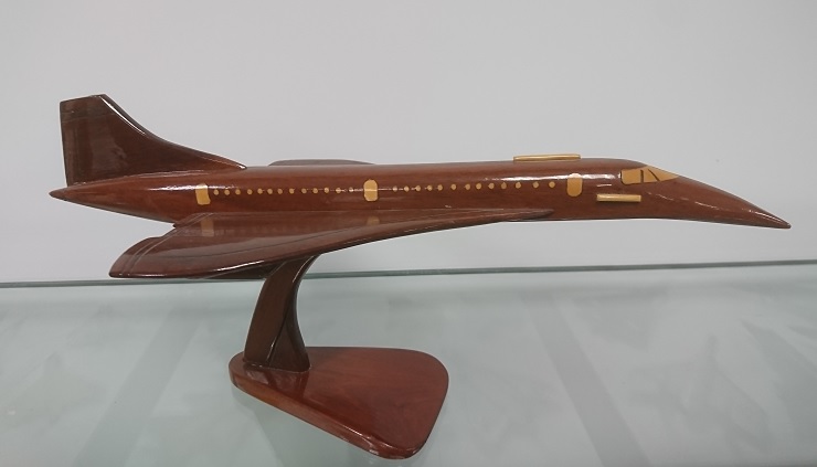 Concorde en bois