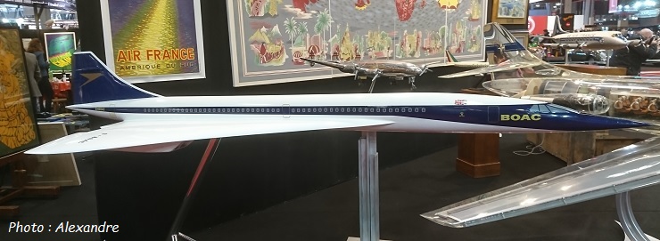 Maquette Concorde BOAC