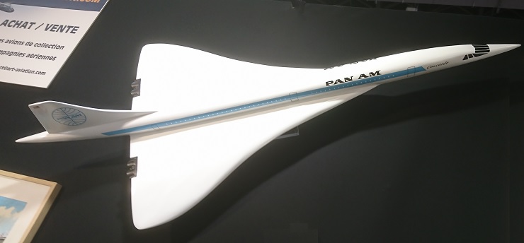 Maquette Concorde PAN AM (échelle 1/100) 