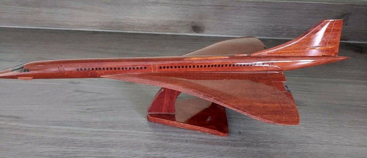 Maquette Concorde bois
