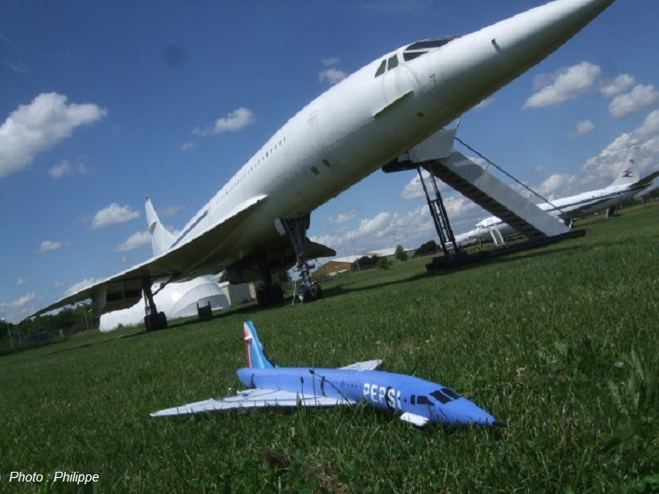 Maquette Concorde RC PEPSI