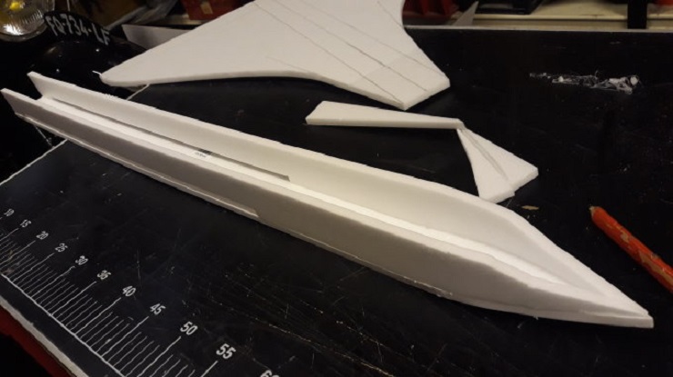 Maquette volante de Concorde Air France (échelle 1/50)
