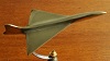 Maquette prototype Concorde en laiton (Echelle 1/300) 