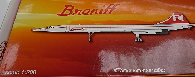 Maquette Concorde Braniff