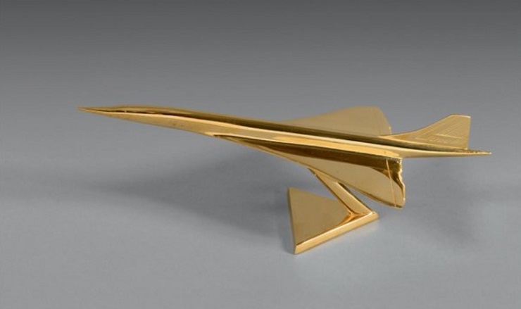 Maquette Concorde en OR