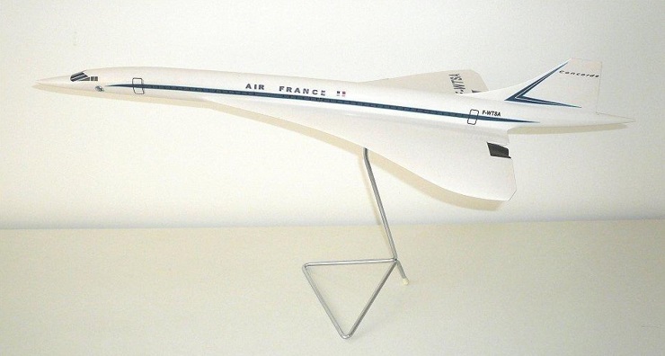 Maquette Concorde alu