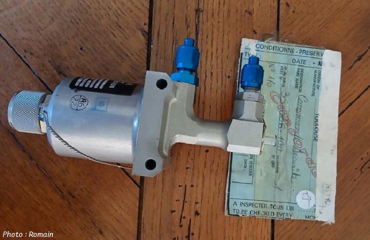 Fuselage : Clapet de protection hydraulique