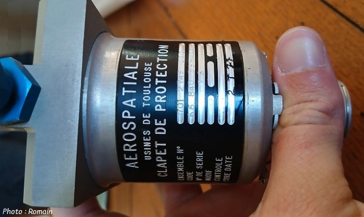 Fuselage : Clapet de protection hydraulique