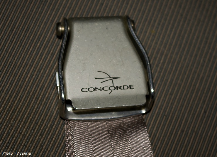 Ceinture passager Concorde Air France