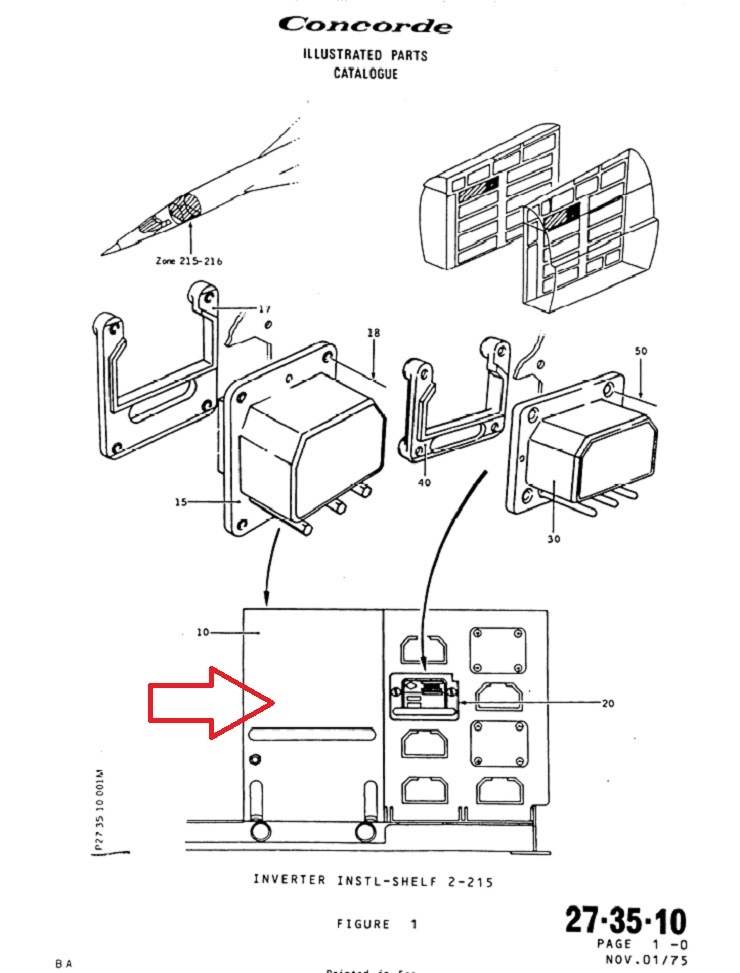 Pièce du cockpit : Module Inverter 