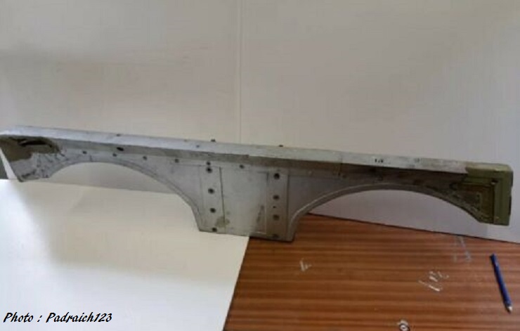 Déflecteur d'eau du train principal de Concorde