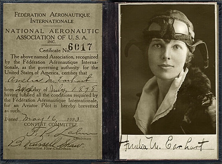 Tenue de vol Amelia Earhart