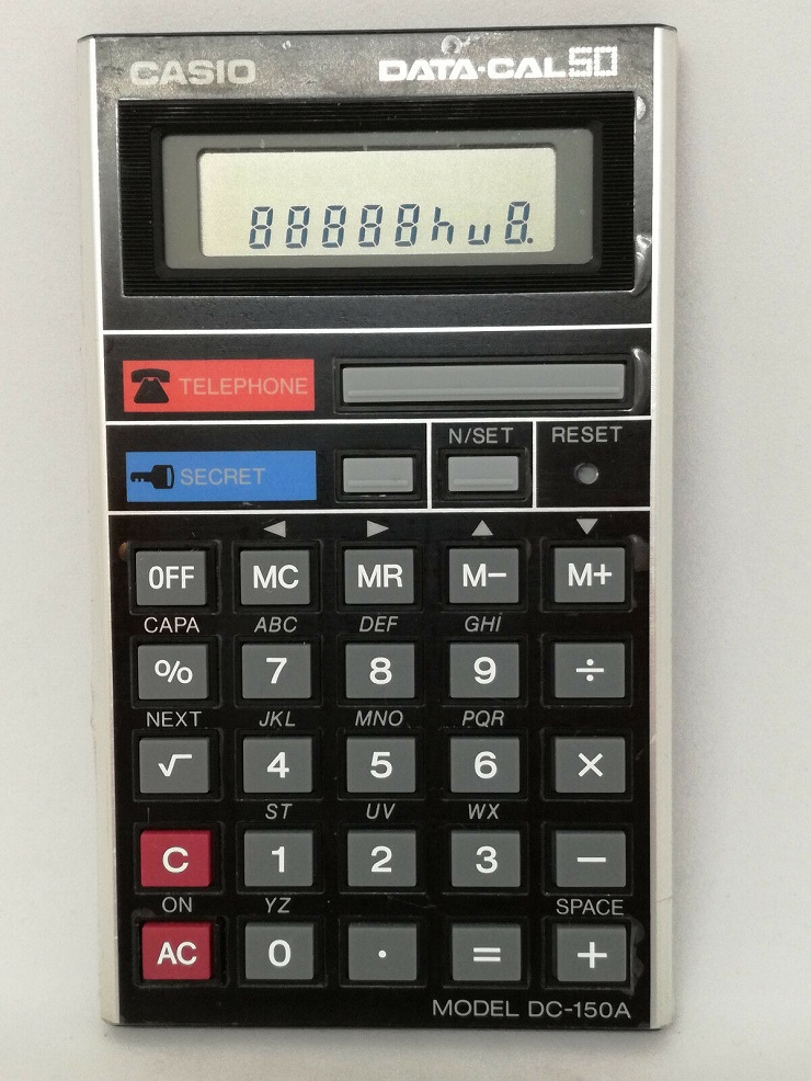 Calculatrice Souvenir Casio Vintage Air France Concorde Data Cal 50