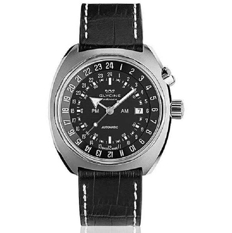 GLYCINE AIRMAN SST 12 cadran noir