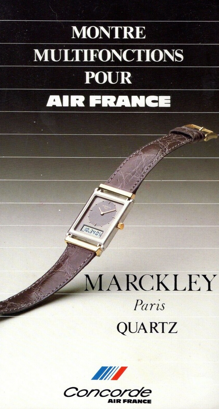 Montre MARCKLEY - Air France - 10ème Anniversaire Concorde