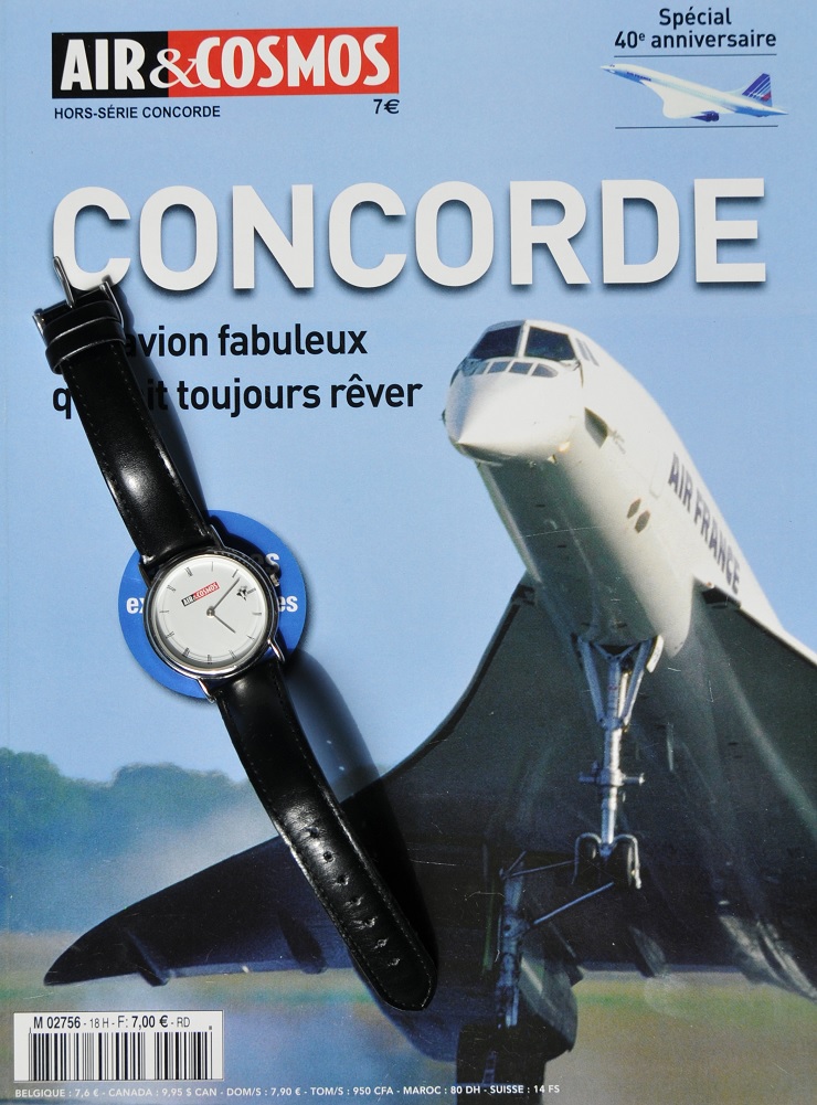 Montre "Concorde" de la revue aéronautique "Air & Cosmos"