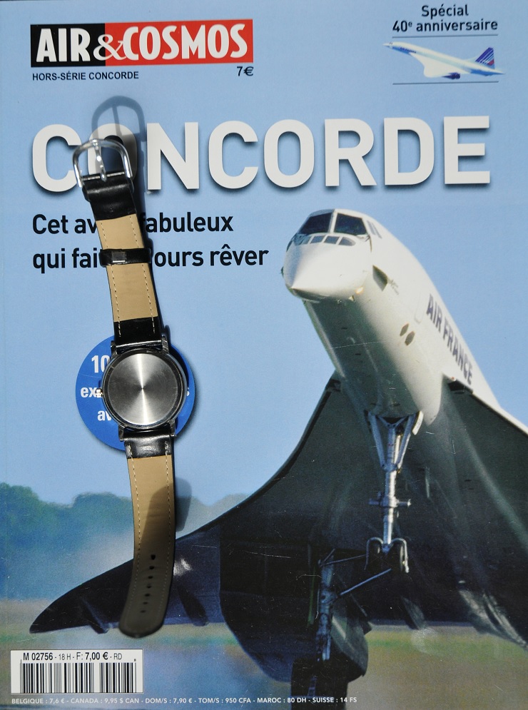 Montre "Concorde" de la revue aéronautique "Air & Cosmos"
