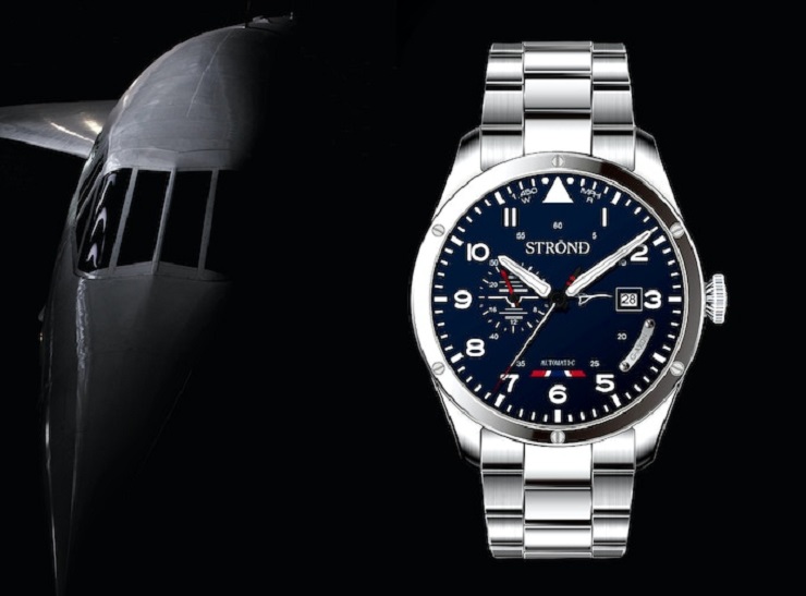 Montre STROND - Automatic G-AXDN (Bleue)