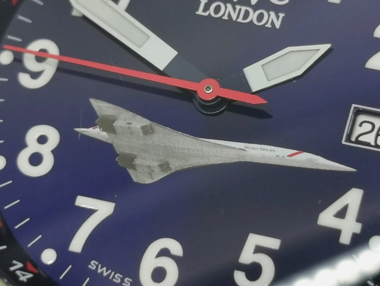 Montre WENGER Concorde (Premier vol commercial en 1976)