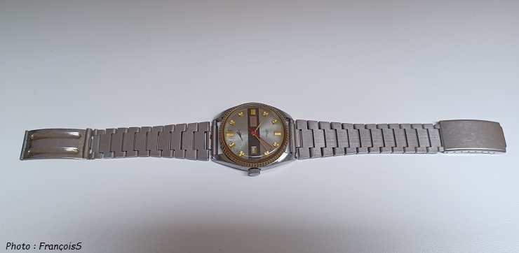 Montre Albion Space Travel X05 Concorde (1976) - Fond Silver