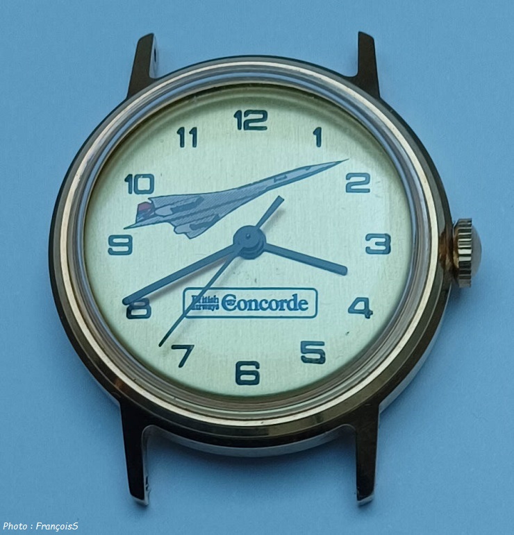 Montre Concorde enfants TIMEX (1980) - British Airways