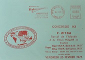F-WTSA Survol de l'Islande 23 février 1973