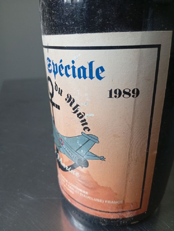 Cuvée spéciale - Côtes du Rhône - "Rafale Marine" (1989) 