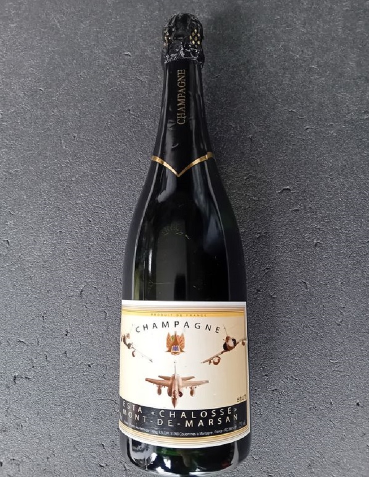 Champagne brut Etiquette : ESTA "CHALOSSE" Mont-de-Marsan