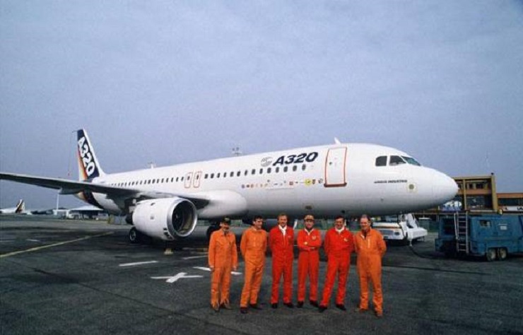 1er vol Airbus A320 - Toulouse 1987 Champagne Laurent Perrier 