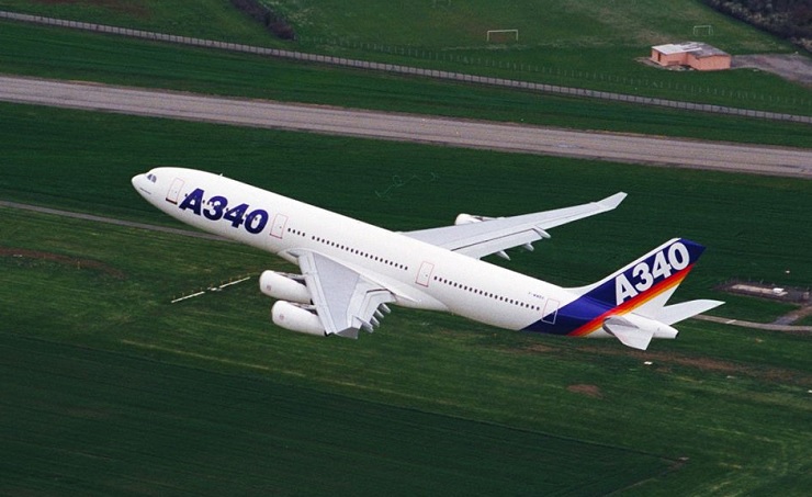 1er vol Airbus A340 - Toulouse 1991