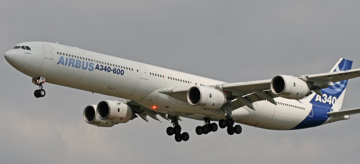 1er vol Airbus A340-600