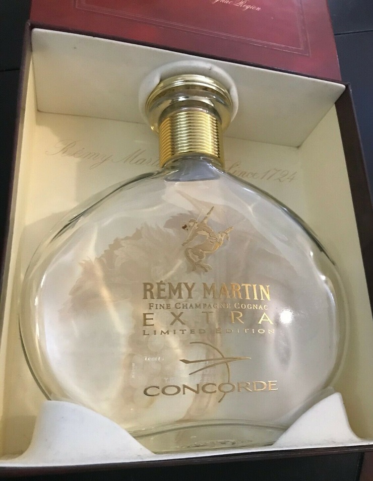 Bouteille Cognac Rémy Martin, exclusivité Concorde 